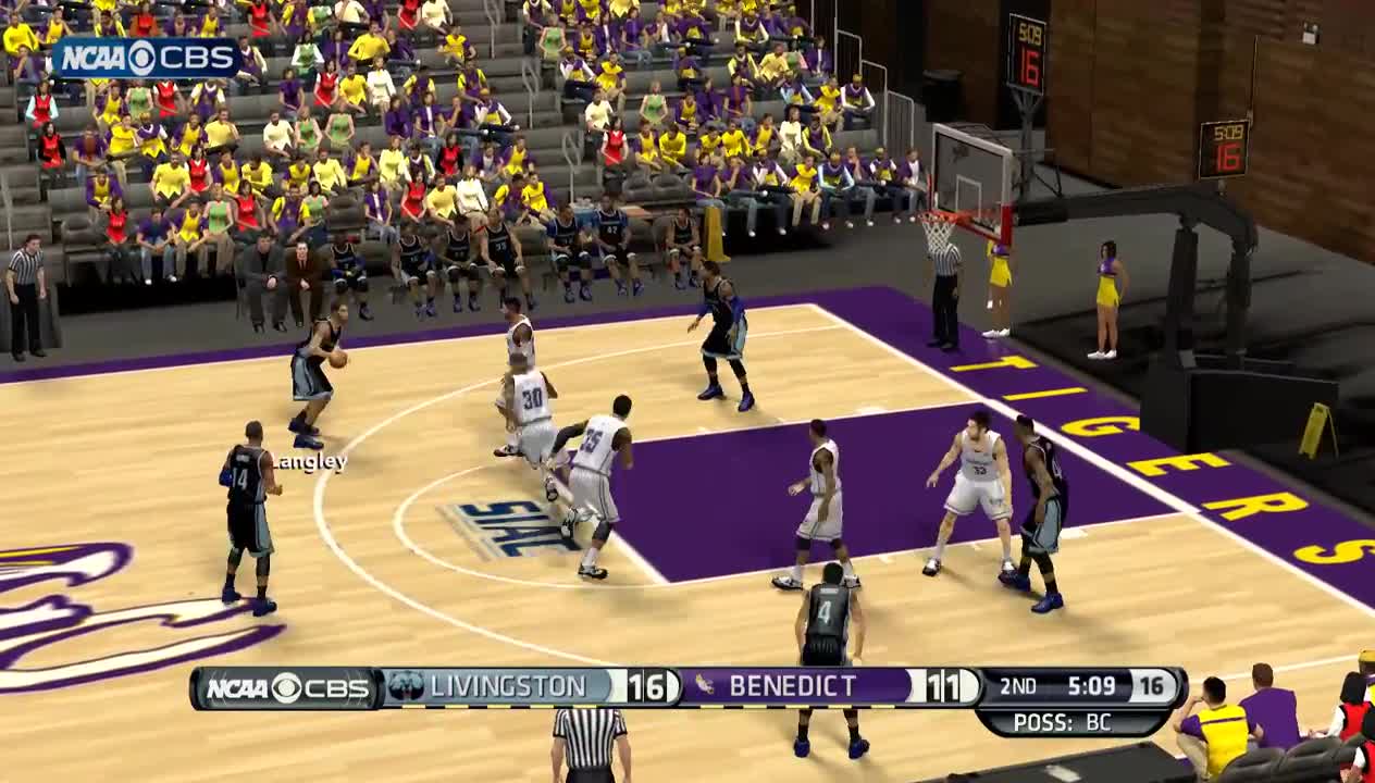 NBA 2K14 HBCU Mod Benedict College vs Livingston College