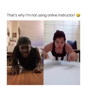 online instructor, too funny