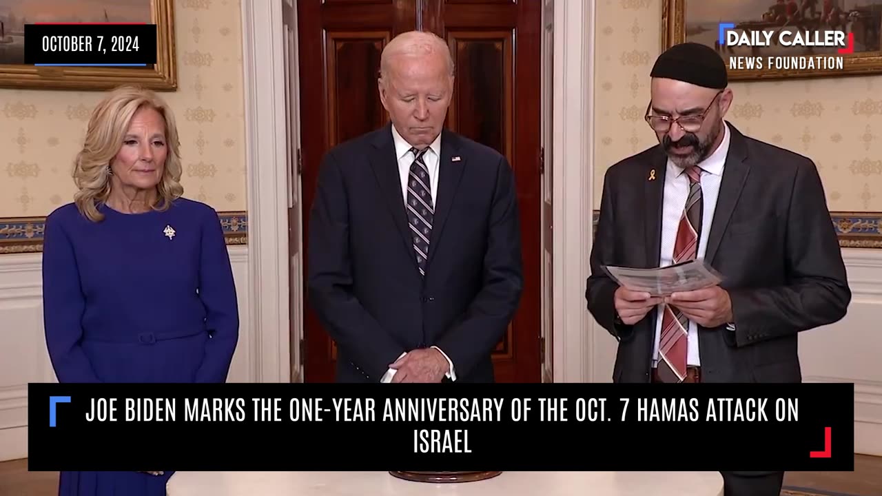 Biden Marks One-Year Anniversary of Oct. 7th Attack on Israel