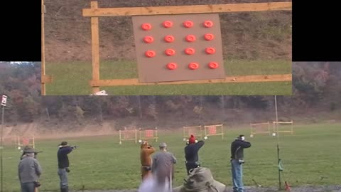 N-SSA 2024 Halloween Musket pigeons on a backer at 50 yards