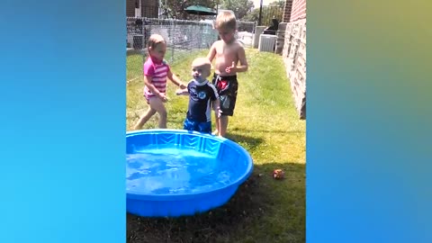 Funniest Moment Go Swimming Of Baby - Funny Baby Videos