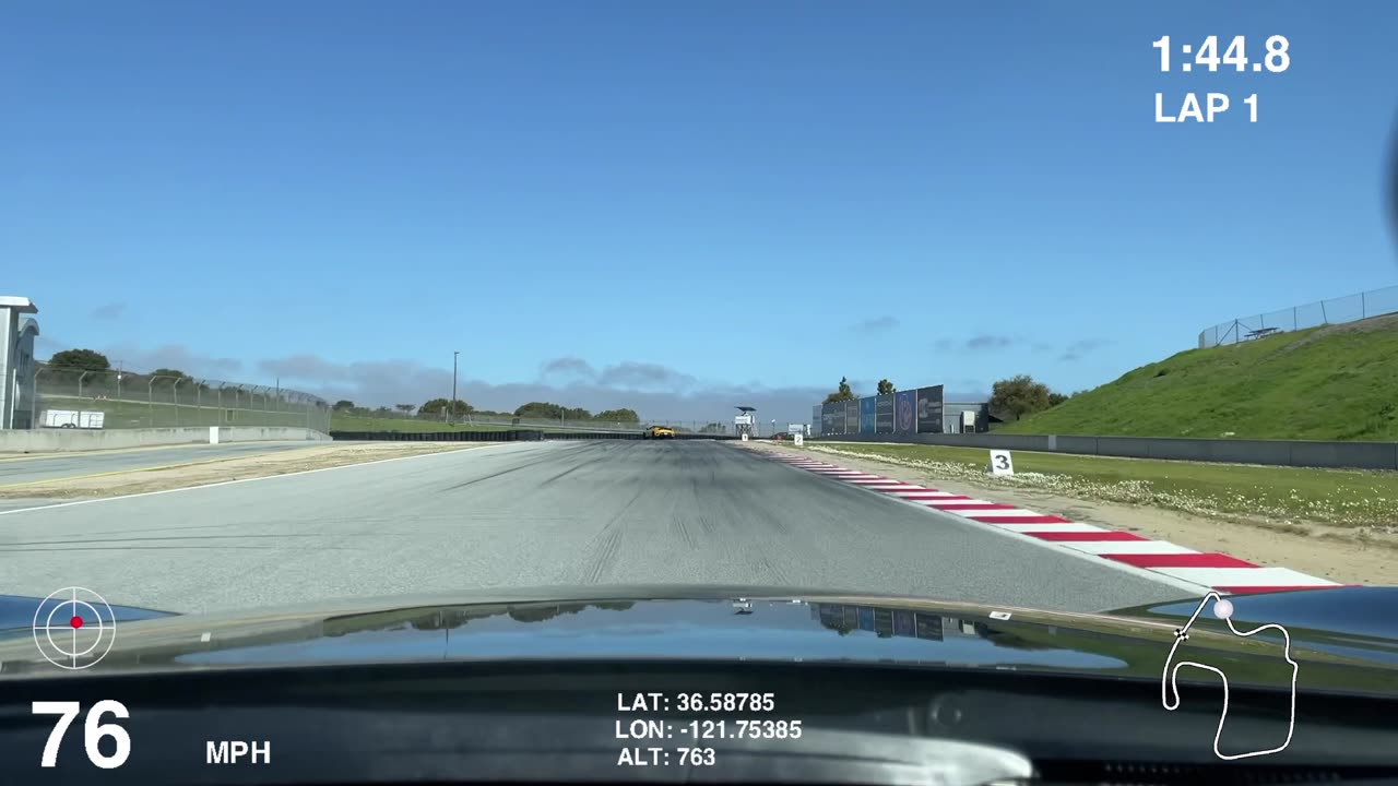 fishtailed again in turn 11