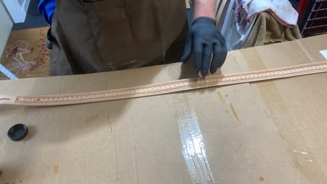 Dying belts