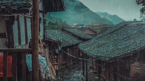 How long has it been since you heard the sound of the rain hitting the tiles