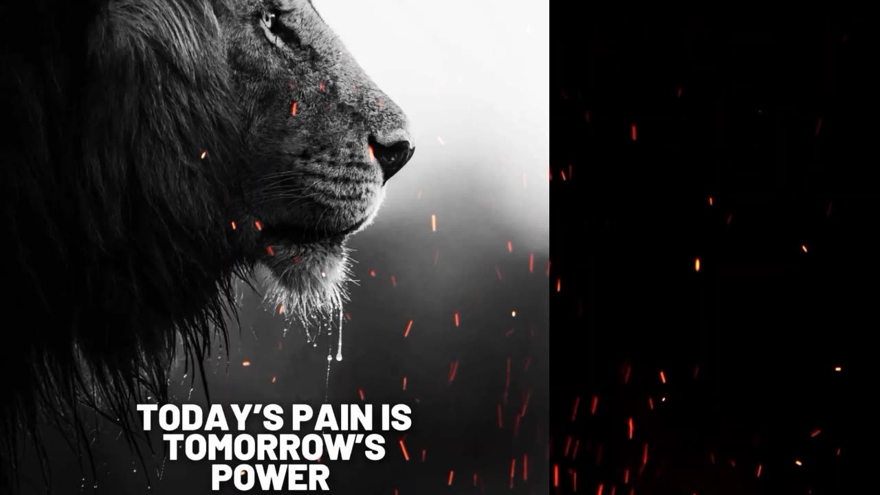 Tomorrows Power Lies In Today's Pain.