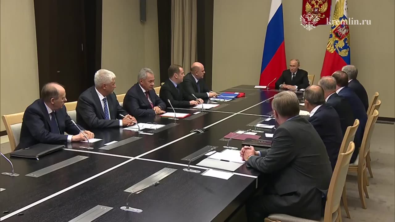 The President Putin held a meeting with permanent members of the Security Council