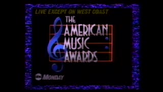 January 22, 1988 - Promo for American Music Awards on ABC