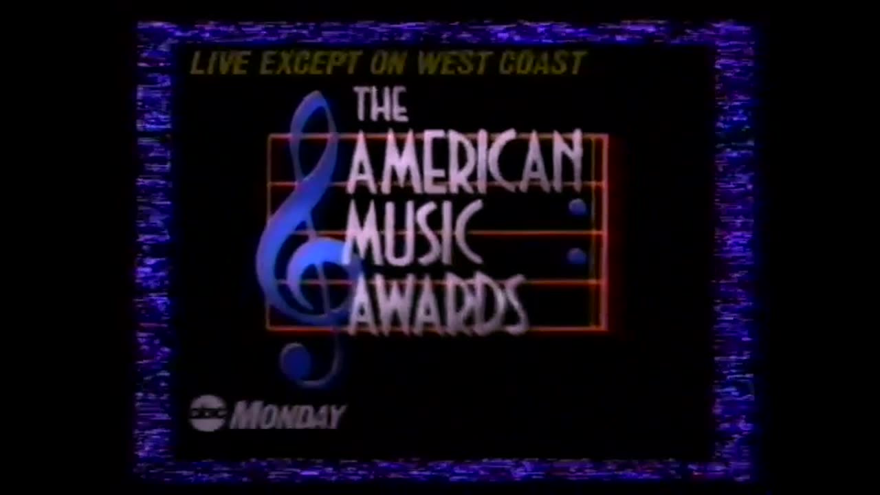 January 22, 1988 - Promo for American Music Awards on ABC