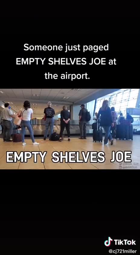 Airport Intercom "Empty Shelves Joe"