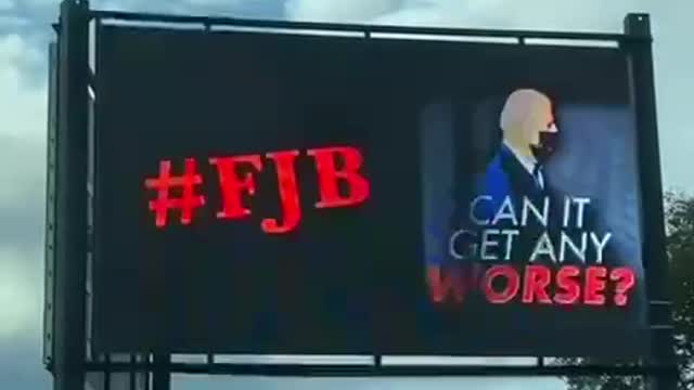 Amazing Pro-America, Anti-Tyranny/Biden Billboard in Pennslyvania