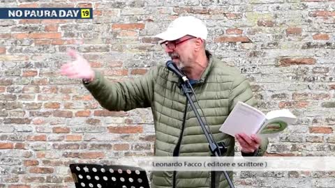 NO PAURA DAY 19, Cesena 17 aprile 2021, intervento di Leonardo Facco