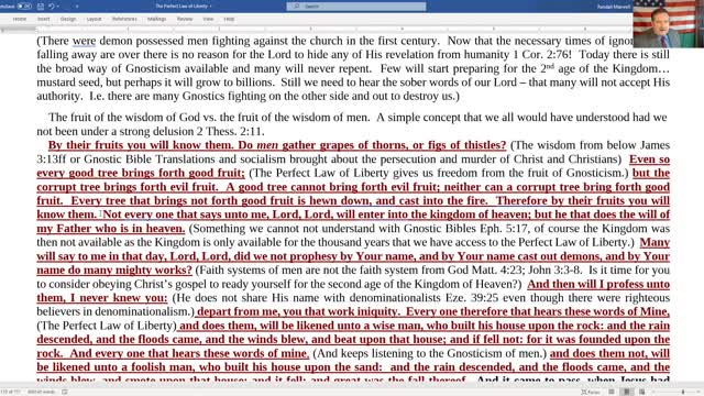 Matt 7-8 Warning Denominational Apostasy 2 Thessalonians 2:3 is ending!