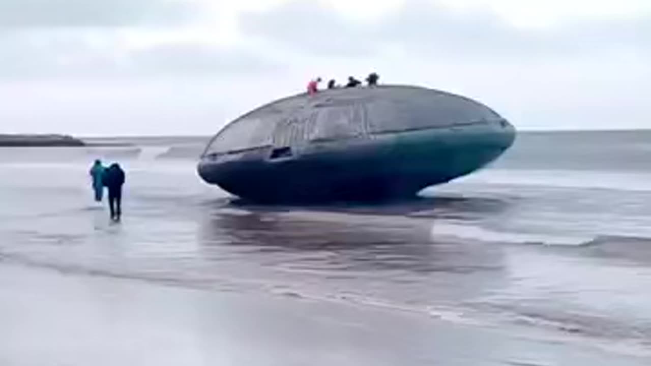 UFO Washes Ashore Near Titanic