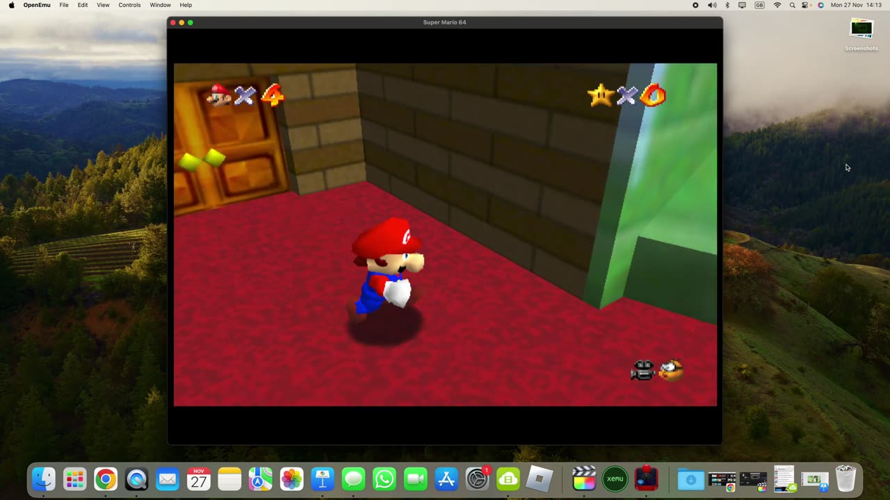 Super Mario 64 (PAL) - Anti-Piracy Screen - New Save File (Screen recording)