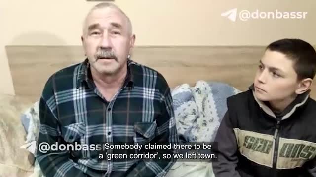 A Mariupol family speaks about its evacuation declared by Ukraine