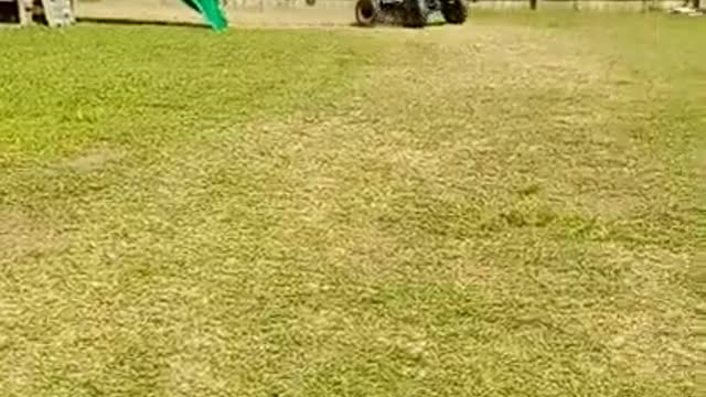 8 year old do burn outs in the back yard on his new bike