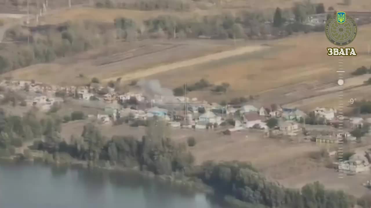 Ukrainian Soldiers Entering the Russian Village of Russkaya Konopelka, Kursk Oblast