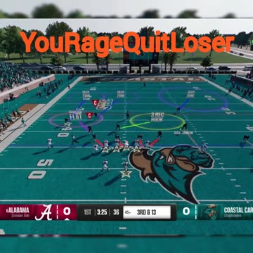 Parker Jennings 56 Yard Pick 6 In College Football 25