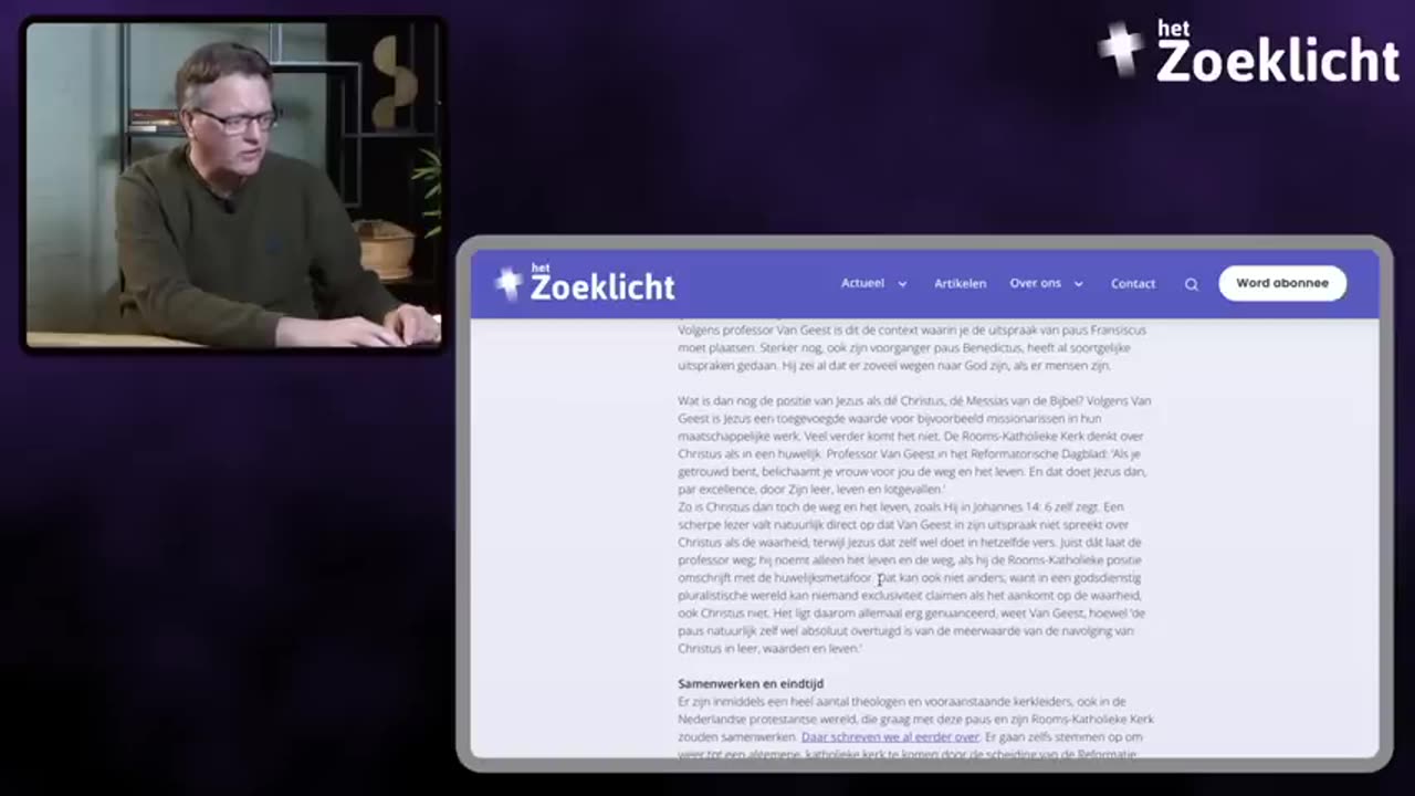 Zoeklicht TV - Ben jij eindtijd klaar (Afl.9) - 'Opdat we één zijn alles onder één banier en onder één god'
