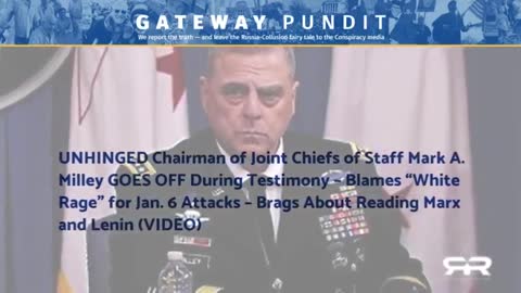 TREASON - General Mark Milley of the Joint Chiefs of Staff has been privately working with the CCP