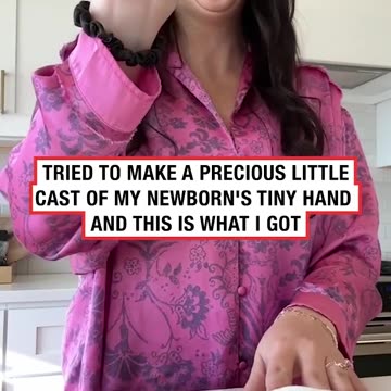 Baby Hand Cast Fail 😂