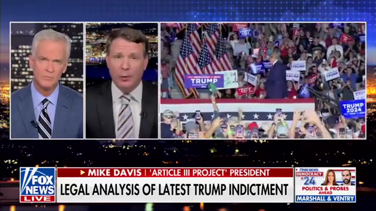 Donald J. Trump Aug 02, 2023, 12:35 PM Mike Davis: “This is clearly Democrat lawfare again...