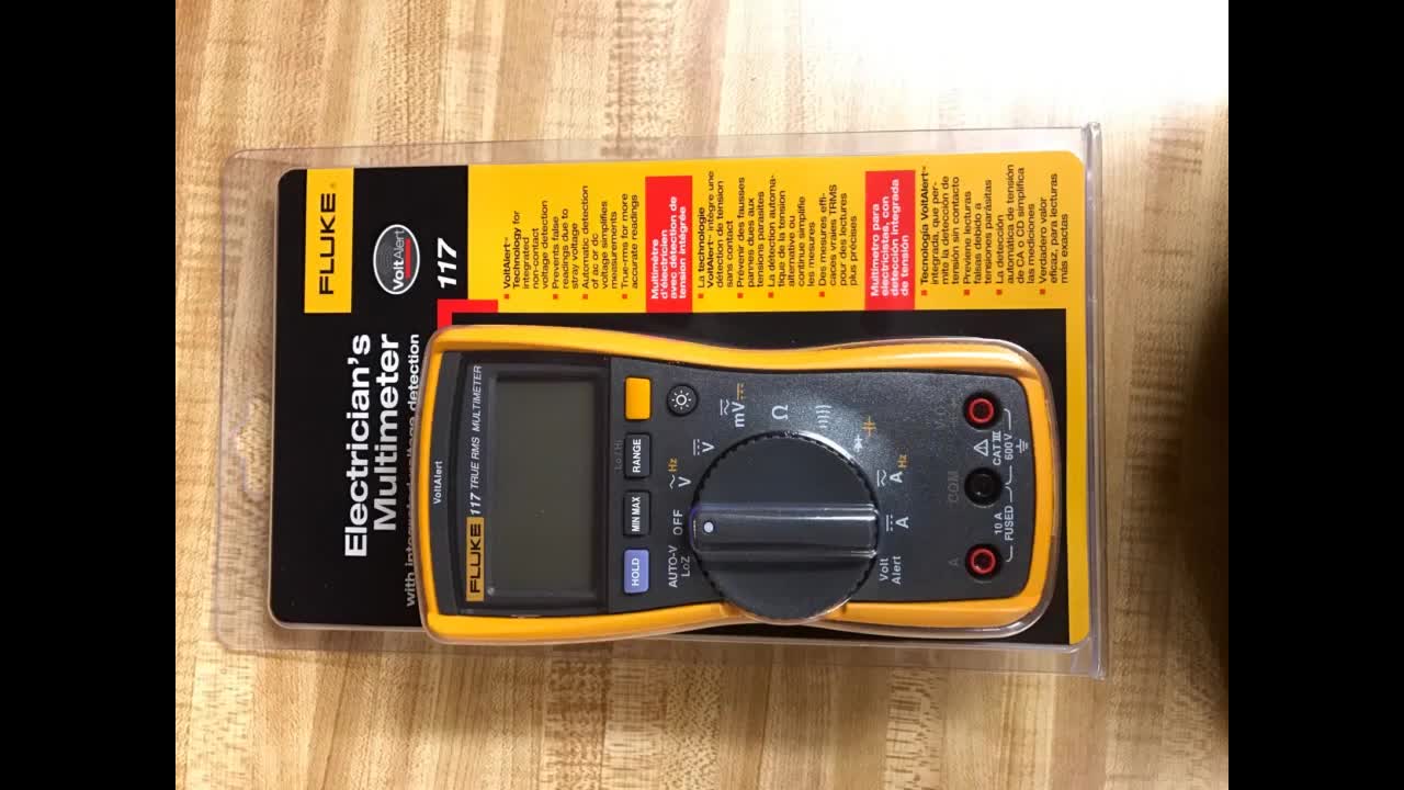 Review: Fluke 117 Digital Multimeter, Non-Contact AC Voltage Detection, Measures Resistance/Con...