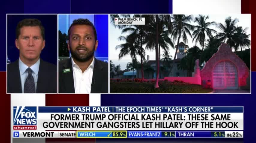 Kash Patel weighs in on the FBI's raid on Mar-a-Lago!!