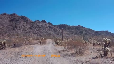 Running the Washes in Salome AZ in a Can-Am Maverick