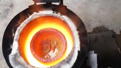 waste oil burner, foundry
