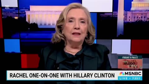 Hillary Clinton calling for Americans to be thrown in prison for posting ‘misinformation’ online