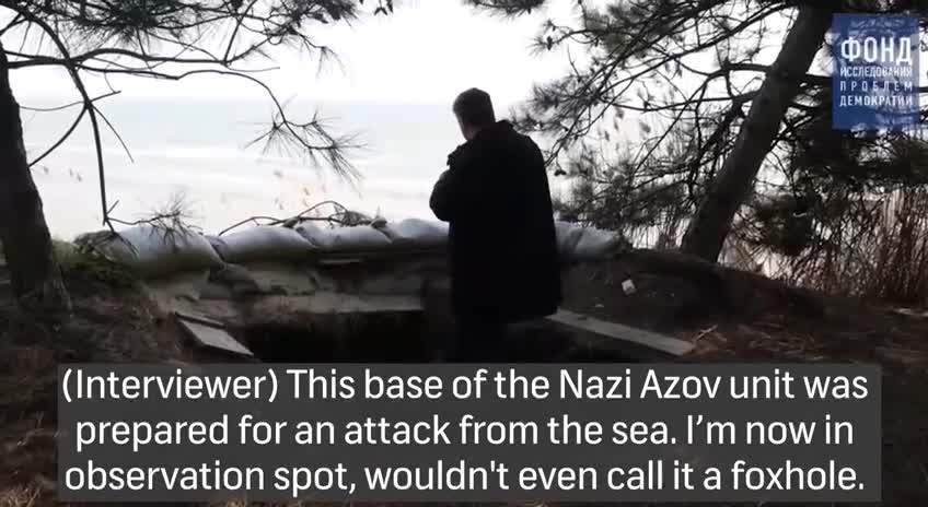 2022-04-11 Nazi Azov base in Urzuf