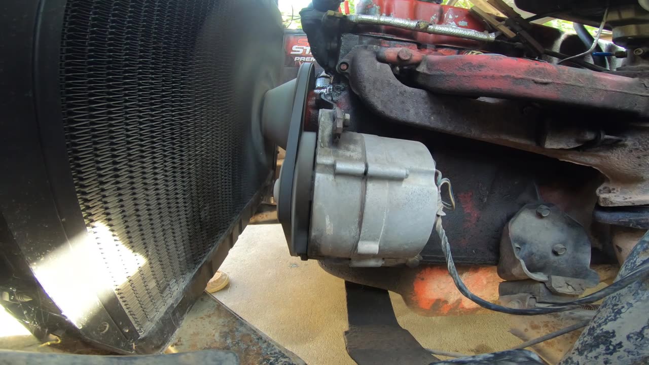 Checking points, dwell and timing on a vintage GM car