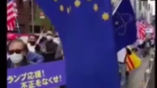 Trump parade in Japan