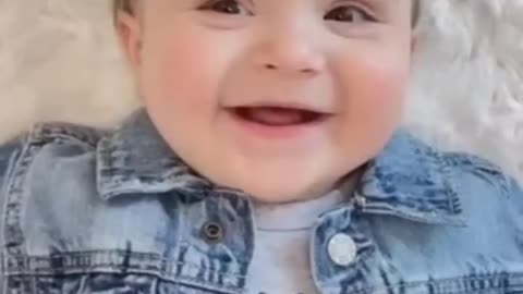 cute baby laugh