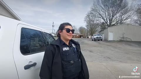 ROOKIE COP FORGOT HER BADGE NUMBER