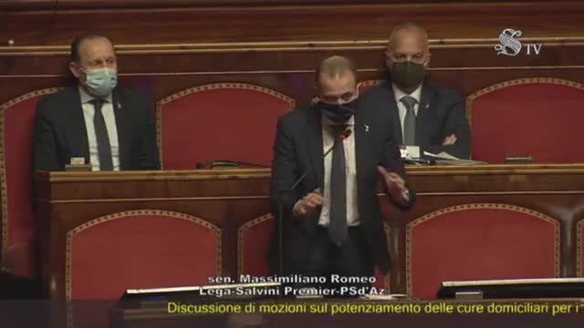 Massimiliano Romeo (Lega), Senato, 7/4/21