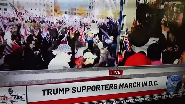 Alex Jones end speech in D.C. at Million MAGA rally