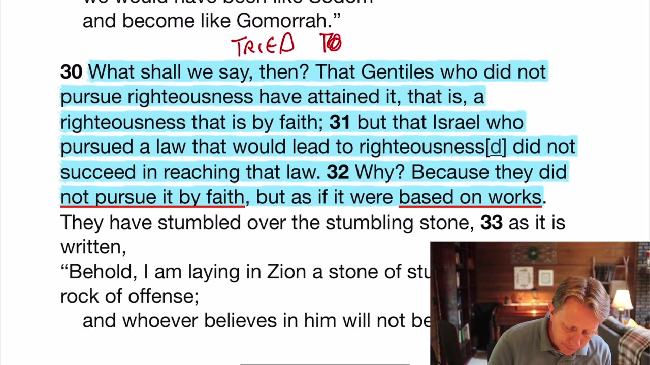 Romans Reading Guide - 9.30-33 Why no mercy to Israel?