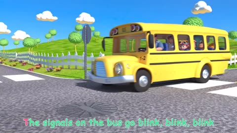 Wheels on the Bus I CoComilon Nursery Rhymes & Kids Songs