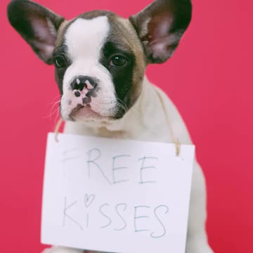Cute puppy sitting on chair