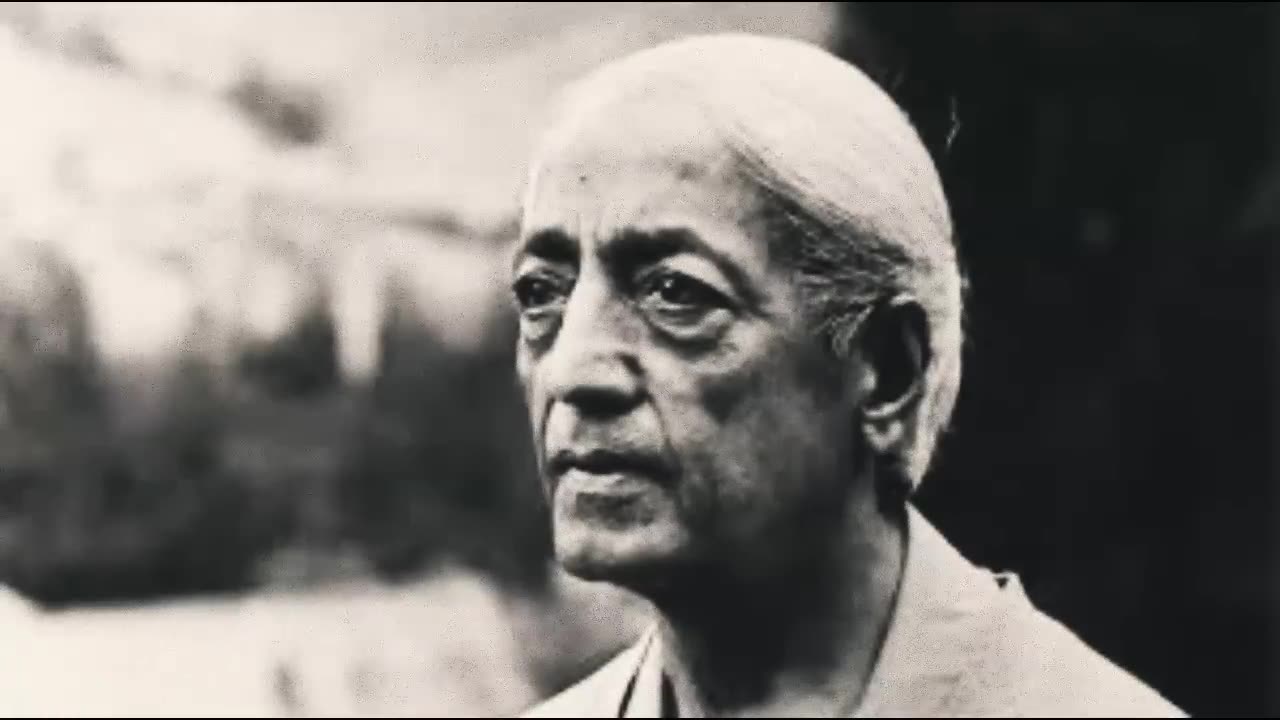 Le profonde riflessioni di Jiddu Krishnamurti