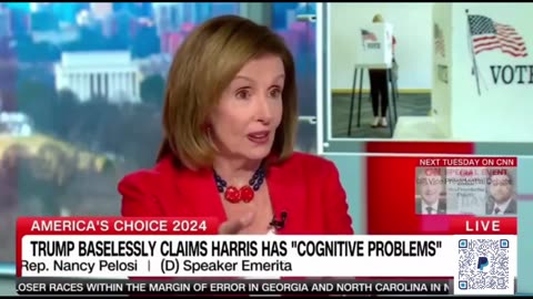 PELOSI MELTS DOWN OVER QUESTION ABOUT KAMALA