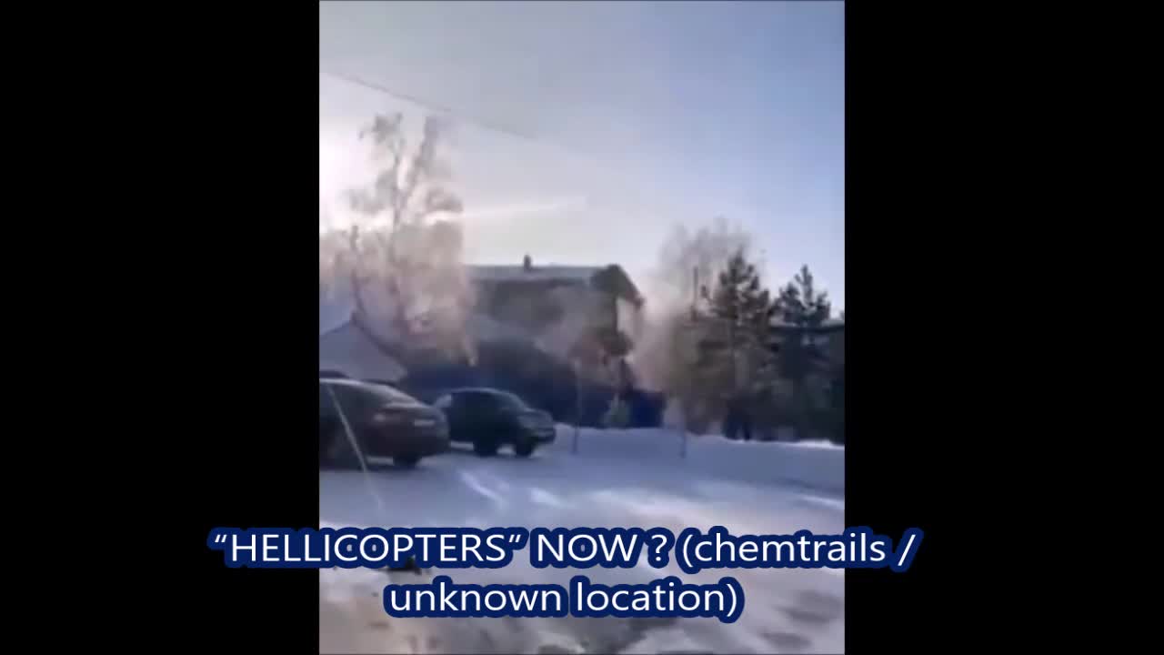 HELLICOPTERS NOW - chemtrails unknown location