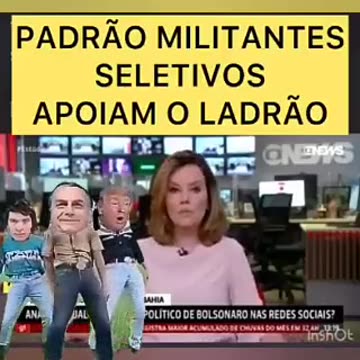 Chupa Natuza Nery militante chupa Globo News facção