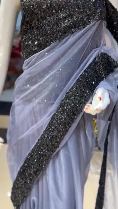 Elegant stylish beautiful PARTYWEAR saree