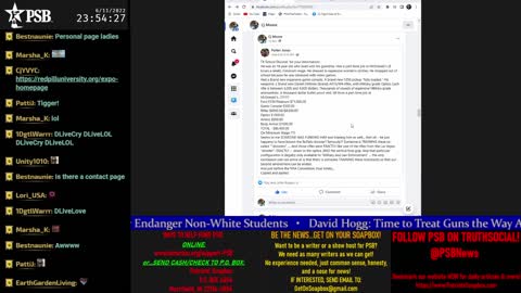 2022-06-11 22:00 EDT - Your Voice, Your Call: with Chris Moore