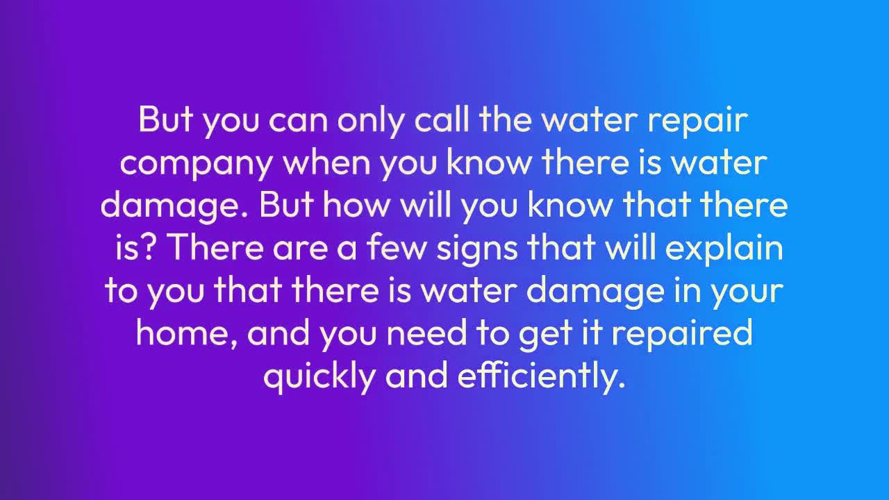 Choose The Best Water Damage Restoration Company