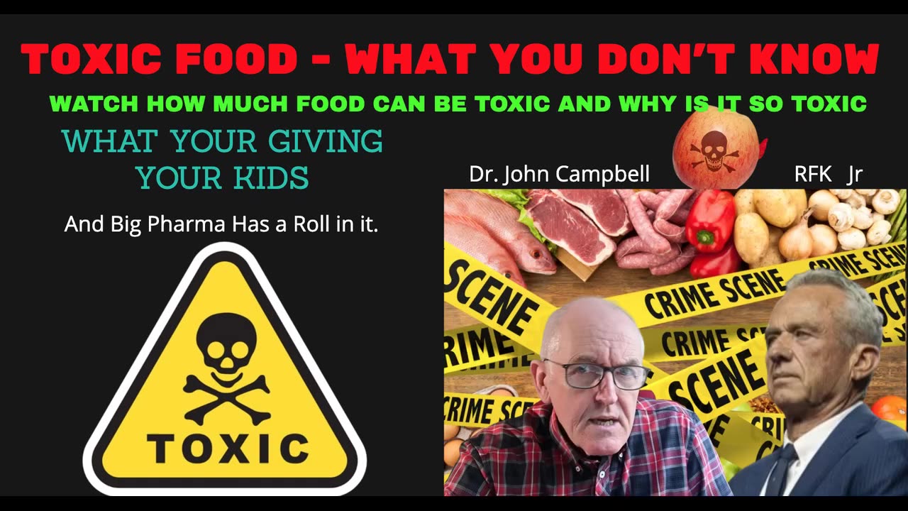 TOXIC FOOD - WHAT YOU DON'T KNOW - WHAT YOUR GIVING YOUR KIDS