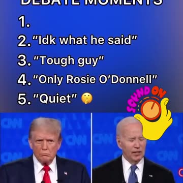 Top 5 Trump debate moments.